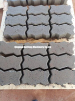 QT4-35 mesin bata lini produksi termasuk mixer dan conveyor semen blok mesin produksi