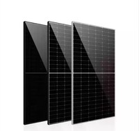 Panneau solaire bi-verre à 72 cellules, module bifacial demi-cellule sans cadre BIPV Panneau solaire transparent