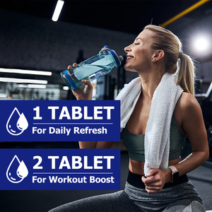 OEM ODM Hydramax+Detox Effervescent Tablets Artichoke Ginger Daily Detox Support Electrolytes Daily Refresh Workout Boost - Product Image 5