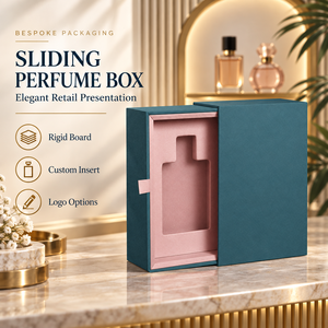 Boîte à tiroir de luxe personnalisée en gros avec logo, emballage rigide en carton pour parfums, cosmétiques <span class=keywords><strong>et</strong></span> coffrets cadeaux de soins de la peau - Product Image 1