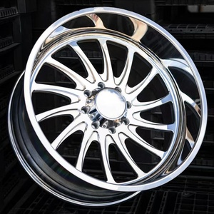 Nouvelles jantes de camion en alliage d'aluminium forgé poli BW 20x12 22x12 22x14 24x14 Super Single Offroad Wheels 8x170 8x180 8x6.5 6x5.5 - Product Image 3