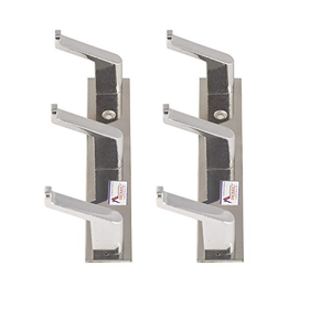 PROMIXO Gancho de Pared de Acero Inoxidable SS202 de 3 Puntas, Resistente, Antioxidante, Moderno, para Colgar Abrigos, Toallas y en Puertas - Product Image 4