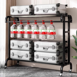 <span class=keywords><strong>Porte</strong></span>-vêtements en acier avec roues roulantes et organisateur de cadre de séchage de couette - Product Image 1