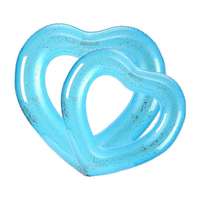 Bouée gonflable géante en forme de cœur de 120 cm, anneau de natation en PVC écologique et imperméable pour adultes et enfants, décorations pour piscine et plage
