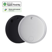 Système double, localisateur intelligent anti-perte certifié MFi, compatible avec la fonction Localiser de Google, balise intelligente, traceur GPS, localisateur de clés