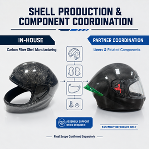 Coque de <span class=keywords><strong>casque</strong></span> de <span class=keywords><strong>moto</strong></span> en fibre de carbone légère et durable, fabrication OEM basée sur un échantillon client ou un <span class=keywords><strong>dessin</strong></span> 2D/3D - Product Image 6