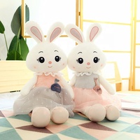 Boneka Plush Grosir Terbaru 45cm Boneka Kelinci Plush  Boneka Plush Anak Kawaii untuk Paskah