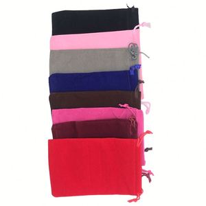 Velvet Drawstring Reusable Luxurious Bag for Mobile Phone <b>Tablet</b> Accessories Jewelry Bags Soft Pouches - Product Image 3