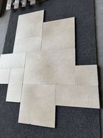 Carreaux de sol en marbre beige Galala d'Égypte, motif français, pour les sols intérieurs des villas et des hôtels