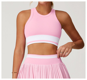 Taille haute a-ligne Fitness sport jupe été demi-longueur conception respirant Tennis jupe en gros femmes jupe de Tennis - Product Image 6