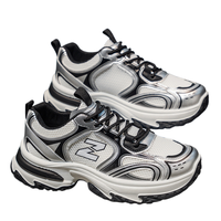 Vente en gros transfrontalière directe usine : Baskets décontractées pour hommes, style 'Dad Shoes' robustes, avec empeigne en maille respirante, rehaussantes, pour l'extérieur en automne