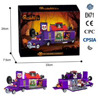 CAYI horreur Halloween jouet ensemble de construction nuit avant noël créatif 1224 pièces à construire jouet Kit cadeaux pour les fans de cinéma jouets enfants