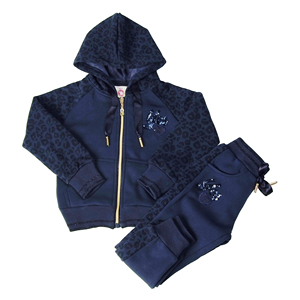 Commercio all'ingrosso produttore di cotone ragazze set di abbigliamento manica lunga stile Casual invernale per i bambini di età compresa tra 6 anni tessuto di stampa autunnale - Product Image 5