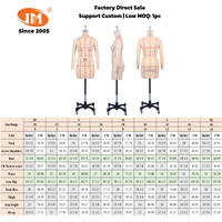 JUNMEI Maniquí de Sastre de Fibra de Vidrio de Medio Cuerpo Femenino, Tamaño Personalizado, con Busto Drapeado y Soporte Ajustable, en Pose de Pie, ¡Gran Venta!