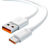 Câble USB vers Type-C de haute qualité, charge rapide 6A pour téléphone, câble USB Type C, chargeur rapide, câble de données USB Type C