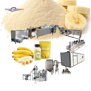 Línea de producción a pequeña escala para cortar, secar y moler plátanos; máquina para fabricar polvo de plátano. - Product Image 4