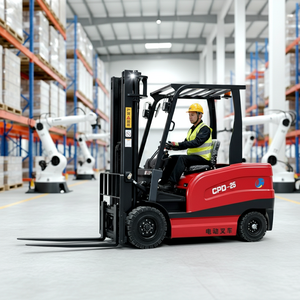 מלגזה איכותית 3.5 טון, מלגזה <span class=keywords><strong>4</strong></span> טון, תצורה גבוהה, סוללת ליתיום, מנוע, צמיגים מלאים, מחיר זול - Product Image 1