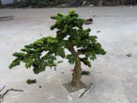 Sapin artificiel moderne, durable, imperméable, en fibre de verre, pour la décoration intérieure et extérieure, aménagement paysager, maison, hôtel, restaurant