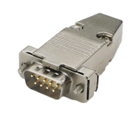 Conector de puerto serie DB9, Conector de cable macho hembra, enchufe de 9 pines, 2 filas, conector RS232 VGA chapado en oro