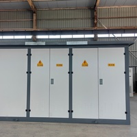 Poste de transformation préfabriqué compact extérieur avec transformateur toroïdal intelligent pour la distribution d'énergie haute tension