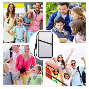 Thiết kế mới chống cháy hộ chiếu túi đóng cửa tiền mặt tiền tổ chức tài liệu chống cháy túi - Product Image 3