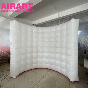 흑백 풍선 조명 벽, 전시용 저렴한 풍선 포토 부스 벽 - Product Image 6