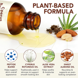 Aceite Esencial de Cyperus Rotundus 100% Puro y Natural, Aceite Esencial para el Cabello, Aceite de Cyperus Prensado en Frío para el Cuidado de la <span class=keywords><strong>Piel</strong></span> y el Cuerpo - Product Image 4