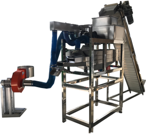 स्टेनलेस स्टील 100 kg/h गोलाबारी मशीन ने पटाखे कोकोआ बीन गोलाबारी मशीन - Product Image 2