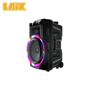 LAIX AA116 LED Panel 15" 15 inch Trolley Stage Speaker with LED Light SKD Speakers empty speaker box cabinet