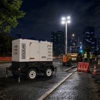 Générateurs diesel Cummins 40 kVA, générateur diesel remorquable 32 kW, générateur de type remorque, générateur diesel refroidi par eau, certifié CE