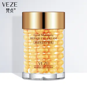 Marca de cosméticos venzen cantão oubo, hidratante para os olhos olheiras 24k creme de ouro puro