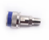 Swagelok 316 Interopérable Instrument de connexion rapide en acier inoxydable K5 Raccords de tuyauterie à clé bleue pour les connexions BSPT huile/eau