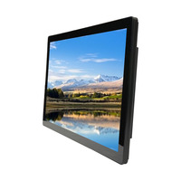 Écran tactile industriel LCD capacitif intégré à cadre ouvert robuste étanche IP65 VGA HDMI 21,5 27 32 34 pouces