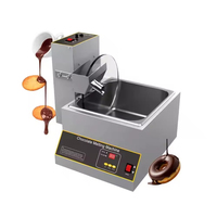 Machine automatique de mélange et de tempérage du chocolat en acier inoxydable, petite machine à chocolat, 110v 220v