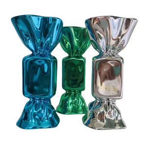 Escultura de Caramelo de Resina para Decoración del Hogar, Estatua de Piruleta de Fibra de Vidrio Galvanizada con Base para Decoración del Hogar - Product Image 3