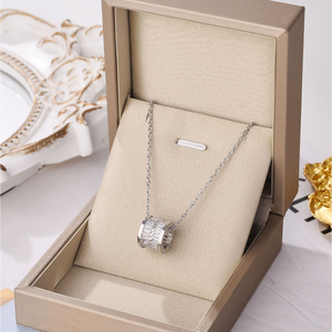 Collar de Gargantilla de Acero Inoxidable con Colgante de Corazón Chapado en Oro de Moda, con Cadena de Eslabones, Amuleto de Amor para Mujer, Regalo - Product Image 2