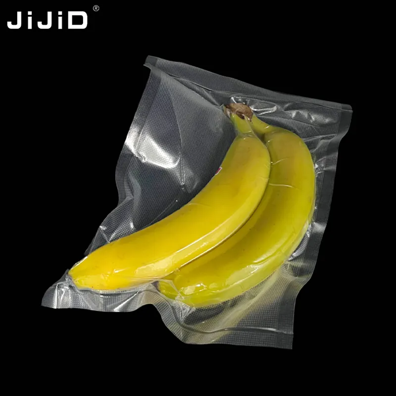 Sacchetto sottovuoto in Pe laminato in Nylon trasparente per uso alimentare JiJiD