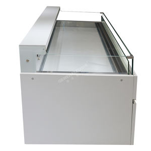 4ft Offene Kuchenvitrinen mit gerader Glasfront für Bäckereien – Kühlvitrine für Kuchen und Gebäck - Product Image 4