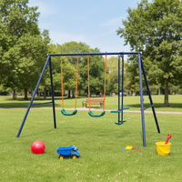 Ensemble de balançoires pour enfants Sundow Designer, pour extérieur, parc d'attractions, jardin, couleur personnalisée, montage facile, capacité de 300 kg, en solde