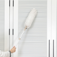 Plumeau en microfibre lavable Jesun, manche télescopique long, réglable, pliable, réutilisable, pour toile d'araignée, blanc TB-11/J, nettoyage domestique