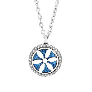 Diffuseur d'arômes en acier inoxydable avec cristaux et diamants - Product Image 1