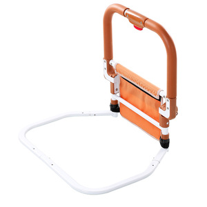 Bedside Foldable Raising Guardrail with Assistive Handrails for Elderly, Pregnant Women, and Bed-Exiting Aids - Product Image 1