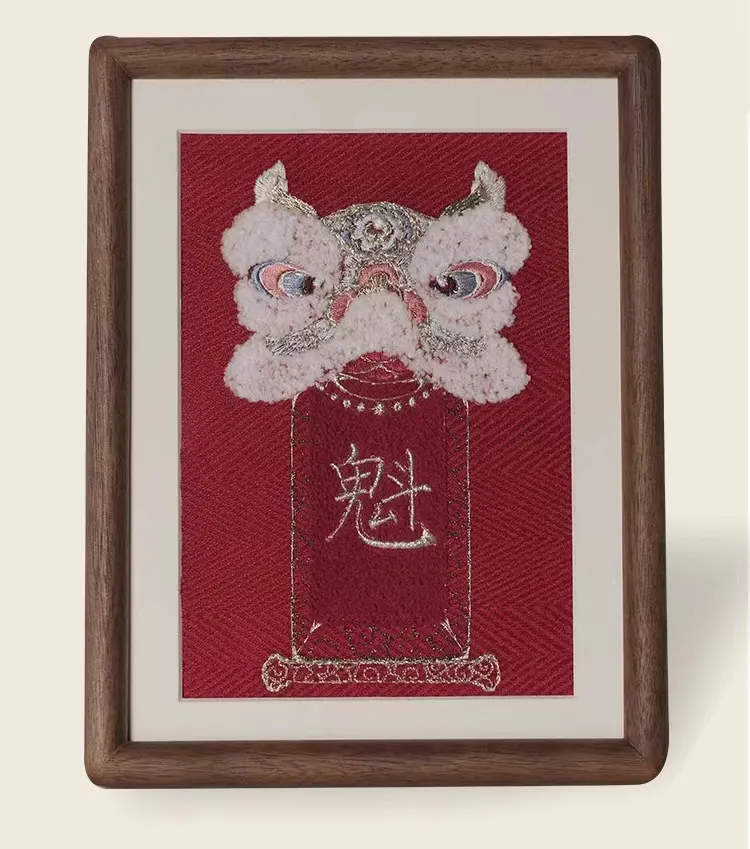 Presentes bordados pequenos com tema de estilo chinês, lembranças culturais criativas, presente para seus amigos