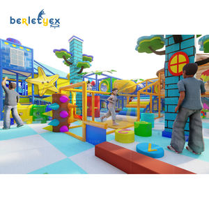 Terrain de jeu intérieur Projet personnalisé Trampoline pour enfants Dodge Ball Ninja Course Lits de saut Trampoline intérieur commercial - Product Image 4