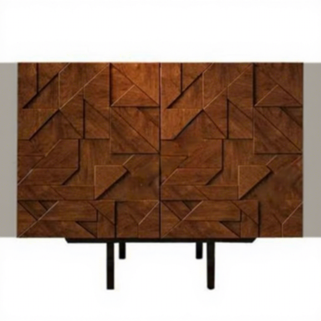 Porta doppia medievale gialla 100*40*80 cm