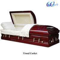 Ataúdes de Madera MDF para Funerales al por Mayor, Ataúdes Americanos de Madera para Funerales