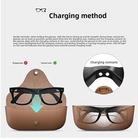 Dernières lunettes intelligentes MT5 Ultra, 8 mégapixels, enregistrement photo, vidéo et audio, fonction de Q&A interactive alimentée par l'IA, matériau métallique