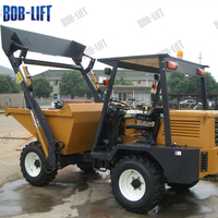 Site hydraulique personnalisé Prix pour la vente Dumper électrique Mini camion benne 1 tonne 3 tonnes