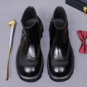 Custom Wholesale Extrawide Size Largesized Flat Shoes with Lightweight and Breathable Propertiesluxury Men Shoes Leather - Product Image 2