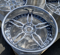 Vente directe d'usine EATOP, jantes forgées personnalisées en chrome à 5 branches, 2 pièces, 18, 19, 20, 21, 22 pouces, pour BMW Infiniti Q50